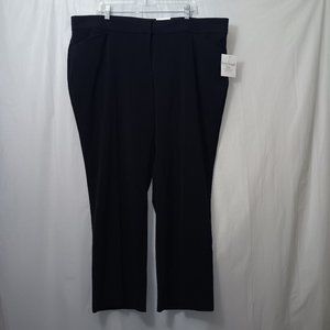 CROFT & BARROW WOMAN STRETCH STRAIGHT LEG PANTS SIZE 22WS